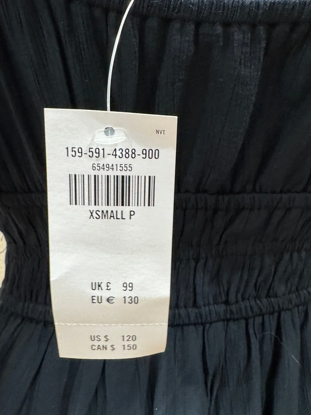 Abercrombie & Fitch Black Ruffled Strap Maxi Dress